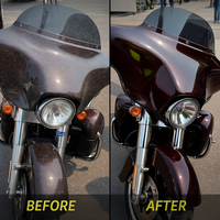 WASH&WHIPS MotoPro Motorcycle Detailing Kit - Clean, Shine & Protect