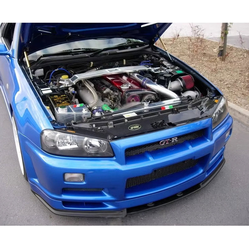 Cargue la imagen en el visor de la galería, Carbon Fiber Cooling Panel for Nissan Skyline R34 GTR
