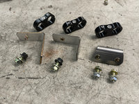 U.P.G. oil cooler hose brackets for the Skyline GTR