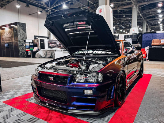 MUSE JAPAN x BENETEC BNR34 GTR DRY CARBON HOOD ASSEMBLY R-TUNE