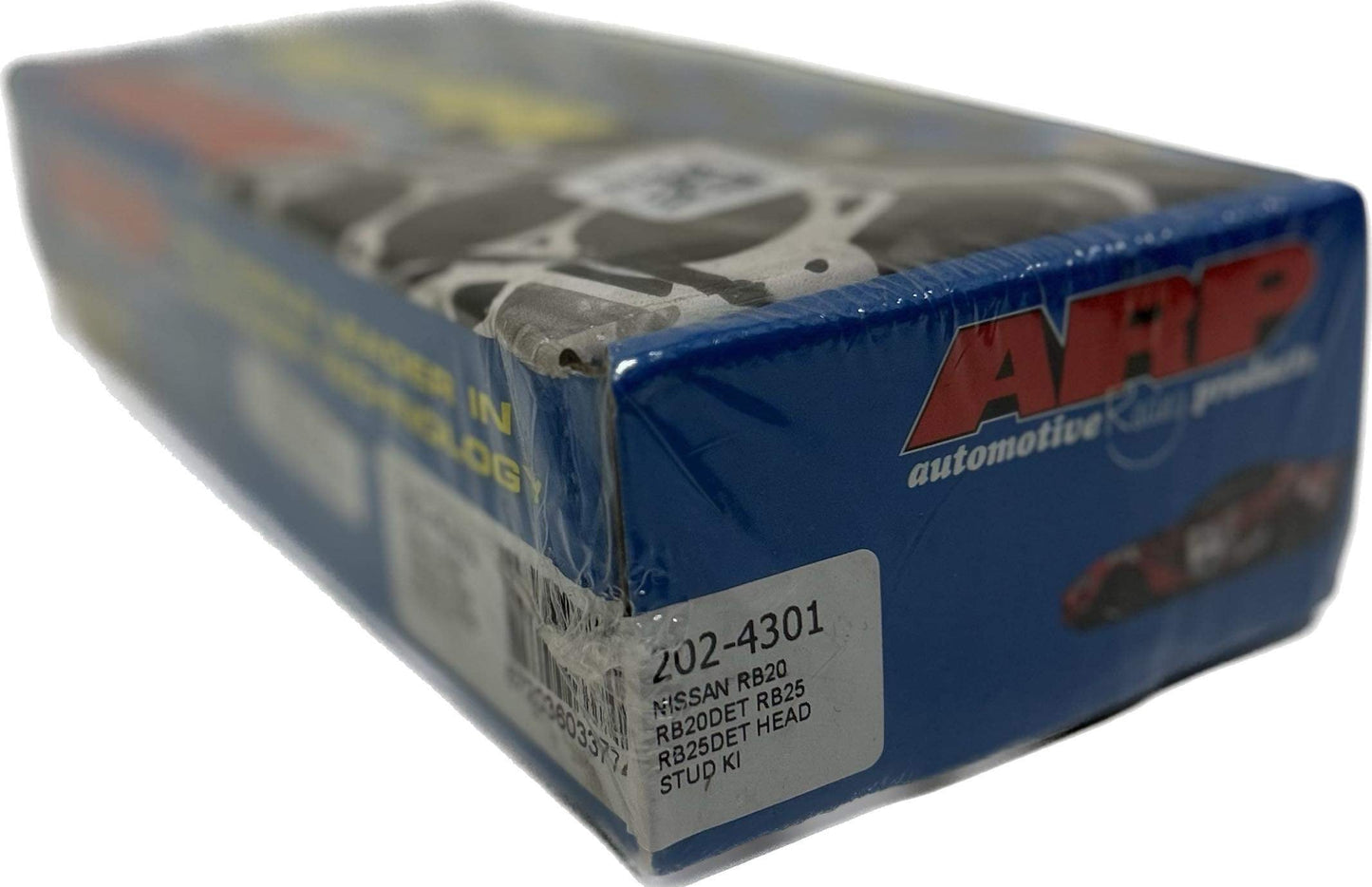 ARP Head Stud Kit #202-4301 packaging for Nissan RB20DET RB25 applications.