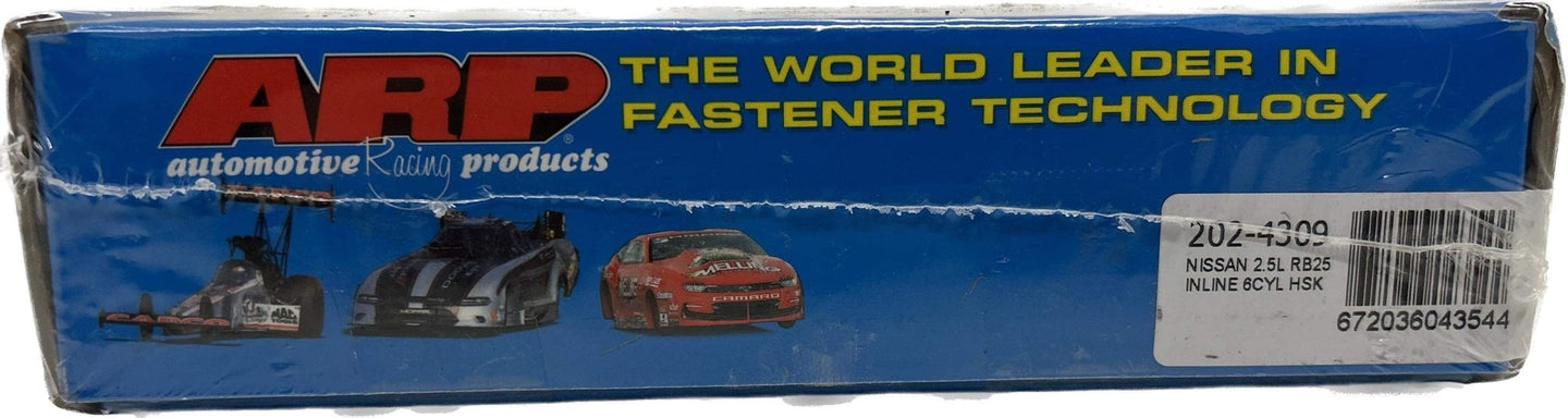 ARP Head Stud Kit #202-4309 packaging showcasing fastener technology and applications for RB20 and RB25DET.