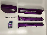 (HKS Purple) RB26 Valve Cover Set *Core Charge* with front timing cover and side covers