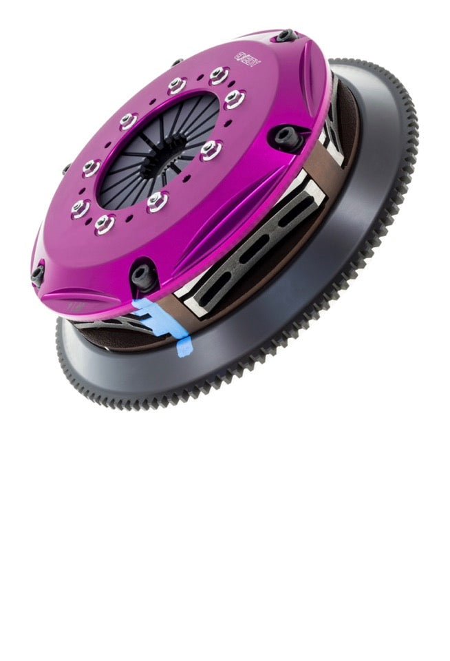 Exedy 1989-1993 Nissan Skyline GTR Hyper Twin Cerametallic Clutch showing sprung center disc.