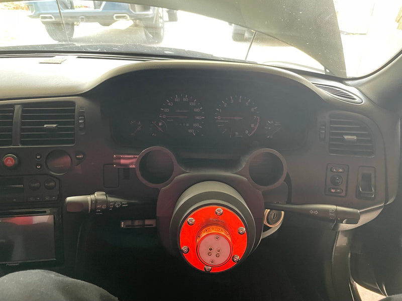 Load image into Gallery viewer, R33 Skyline 52mm Steering Column Gauge Pod
