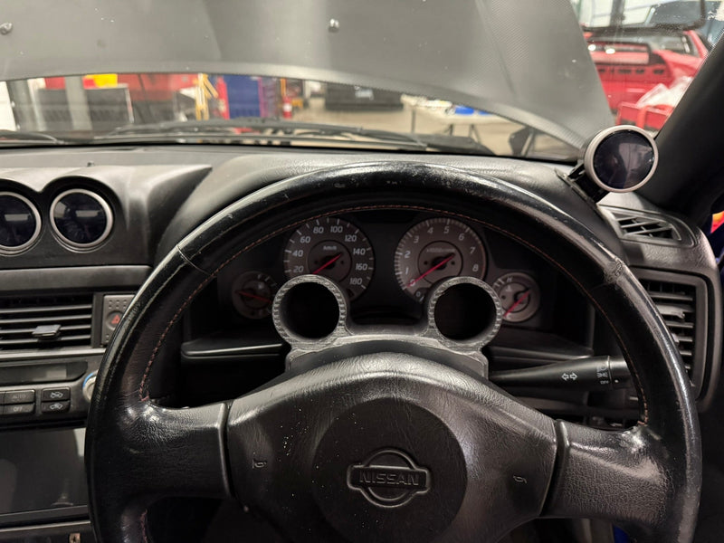 Load image into Gallery viewer, R34 Skyline 52mm Steering Column Gauge Pod
