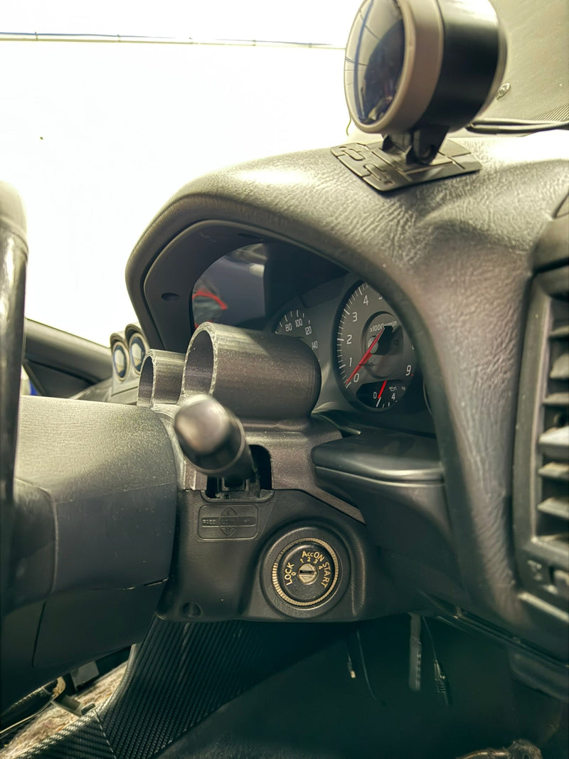 Load image into Gallery viewer, R34 Skyline 52mm Steering Column Gauge Pod
