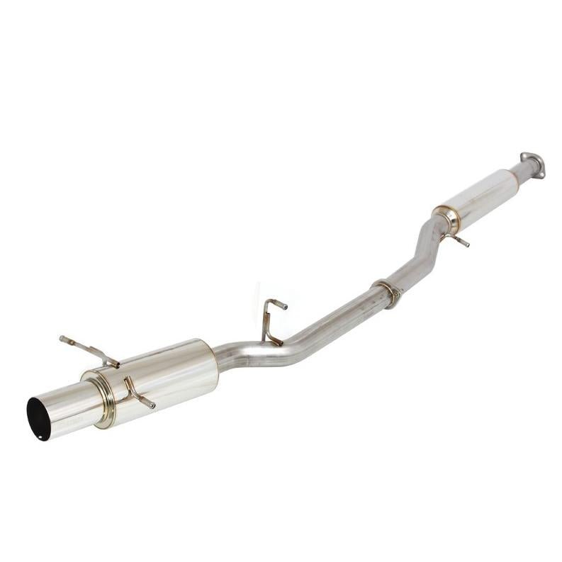 Load image into Gallery viewer, APEXi N1 Evolution catback exhaust for Nissan R32, featuring a clean, polished stainless steel finish.
