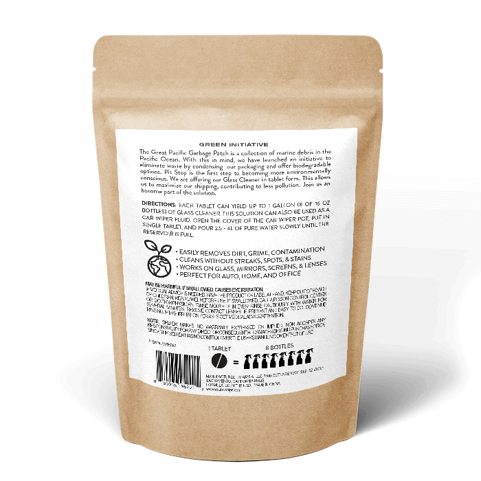 ギャラリービューアに画像をロードする, WASH&amp;WHIPS Pit Stop Glass Cleaner / All Surface Cleaner Refill Tablets (Makes 5 Gallons)
