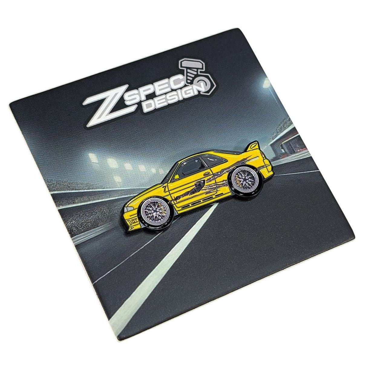 ZSPEC Collector Lapel / Hat Pin - Yellow S15 Skyline Tuner F&F-Style