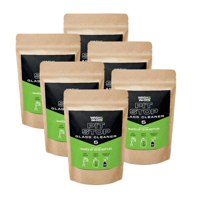 ギャラリービューアに画像をロードする, WASH&amp;WHIPS Pit Stop Glass Cleaner / All Surface Cleaner Refill Tablets (Makes 5 Gallons)
