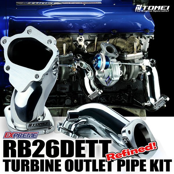 Load image into Gallery viewer, Nissan Skyline GTR Full Turbine Outlet Pipe RB26DETT
