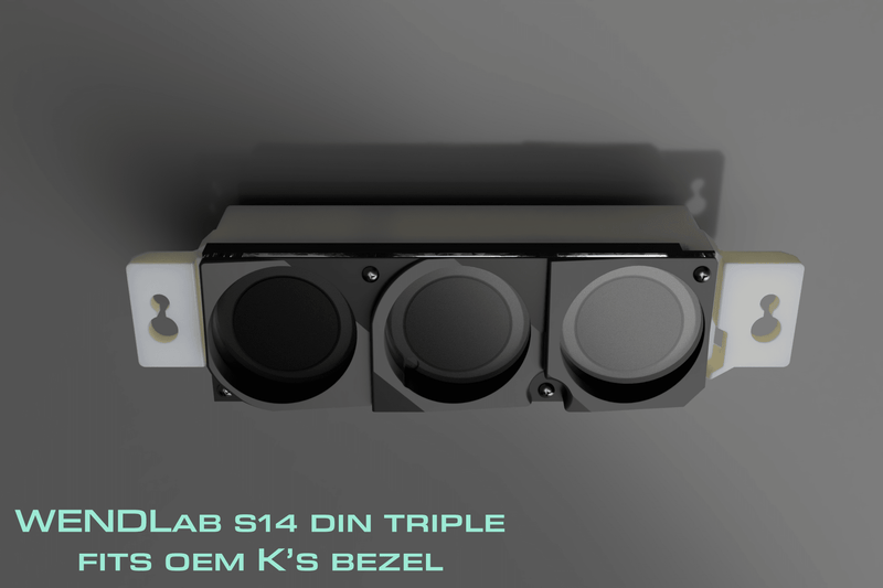 Load image into Gallery viewer, S14 Silvia DIN Triple CANBUS Gauge
