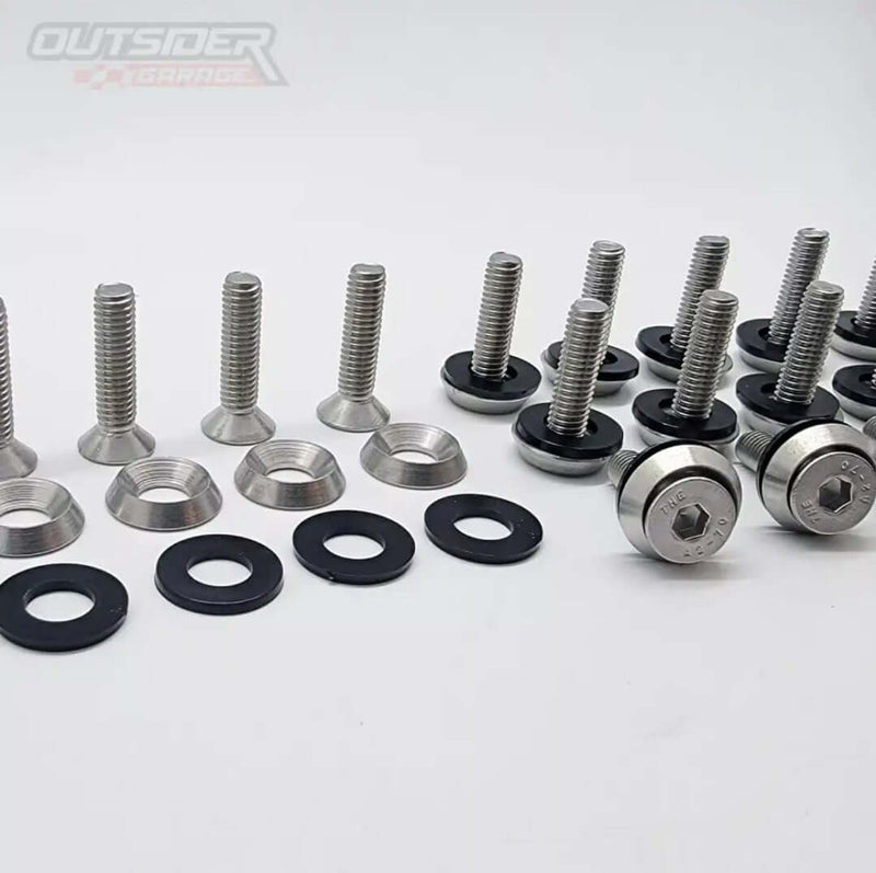 ギャラリービューアに画像をロードする, Nissan RB Valve Cover &amp; Engine Bay Dress-Up Bolt Kit - NizmoPartsPlug
