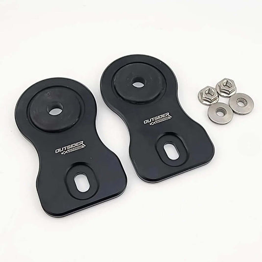 Outsider Garage Nissan Skyline/Stagea Top Radiator Mounts Kit (Flat-Type) - NizmoPartsPlug