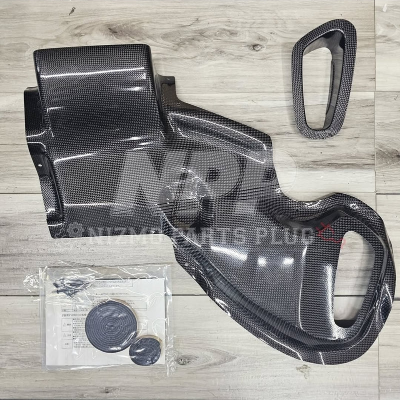 Load image into Gallery viewer, Nissan R34 GTR R-Tune Carbon Z-Tune Hood Conversion Air Duct
