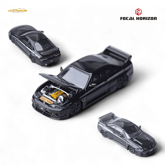 Focal Horizon Nissan Skyline GT-R R33 Nismo 400R - Black 1:64