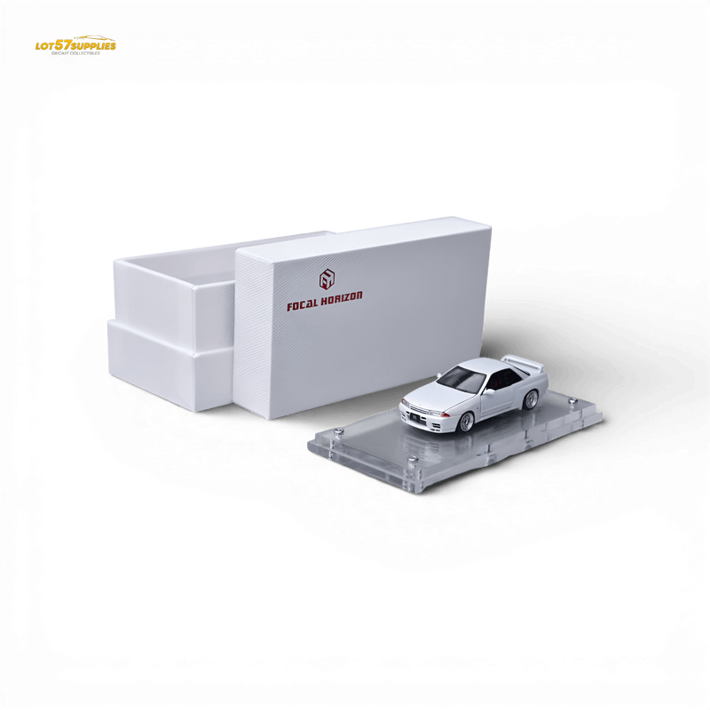 Load image into Gallery viewer, Focal Horizon Nissan Skyline GT-R R32 Nismo S-Tune White 1:64
