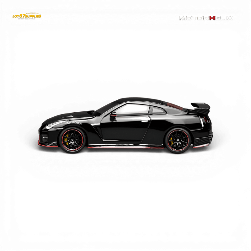 Load image into Gallery viewer, (Pre-Order) Motorhelix Nissan GT-R NISMO R35 2022 - Meteor Black 1:64
