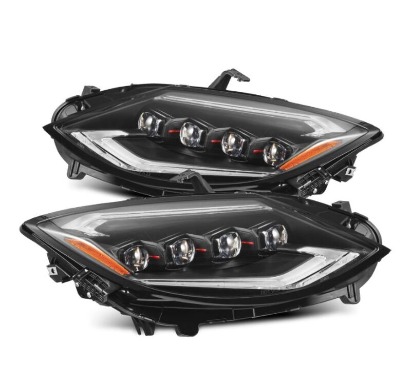Load image into Gallery viewer, AlphaRex 23-24 Nissan Z NOVA-Series LED Projector Headlights Black w/Activation Light &amp; Seq.Sig 880493 *Discontinued
