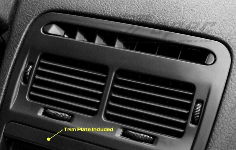 Cargue la imagen en el visor de la galería, ZSPEC RHD Double-Din Radio Bezel w/Brackets for '90-99 Nissan Z32 300zx
