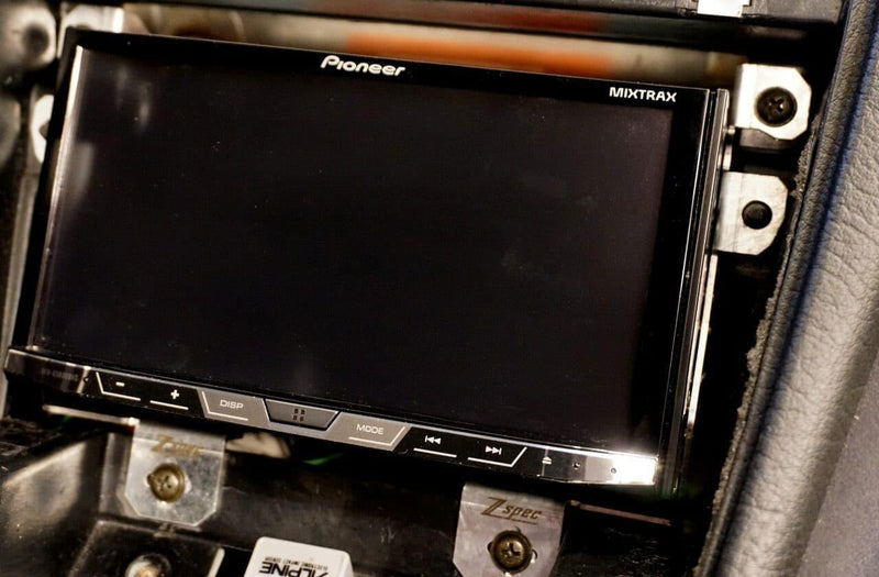 Cargue la imagen en el visor de la galería, ZSPEC RHD Double-Din Radio Bezel w/Brackets for '90-99 Nissan Z32 300zx
