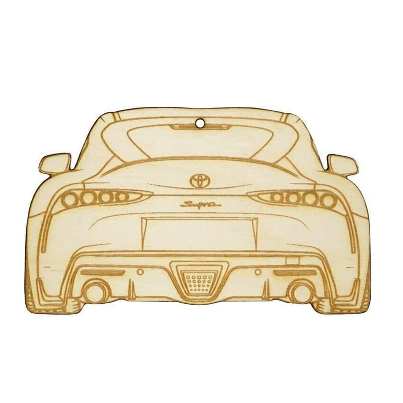 Load image into Gallery viewer, ZSPEC Laser-Engraved Wood Ornament, Style: Toyota Supra MK5, Birch
