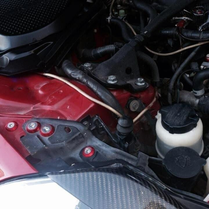 Load image into Gallery viewer, ZSPEC Stage-3 Dress Up Bolts® Fastener Kit for '03-08 Infiniti G35, Stainless &amp; Billet
