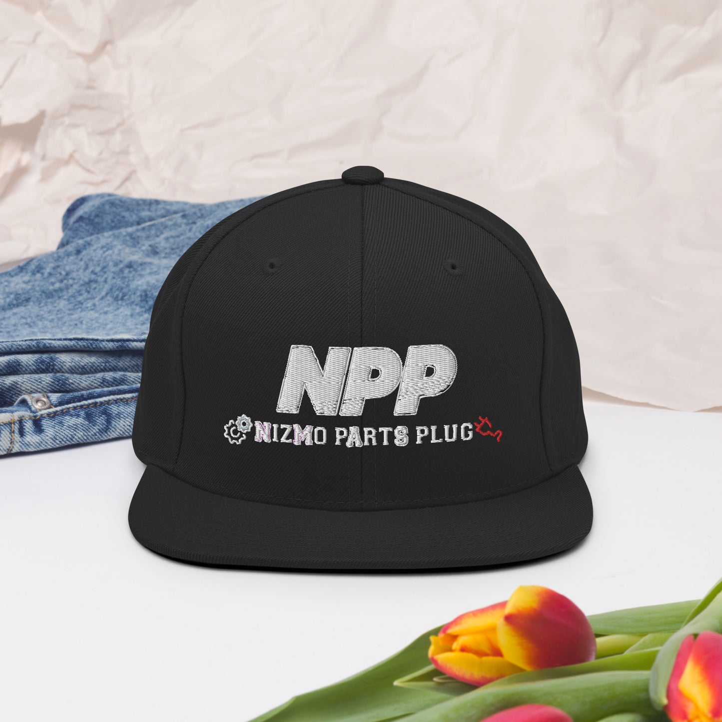 NizmoPartsPlug Snapback Hat