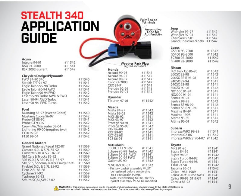 Cargue la imagen en el visor de la galería, Aeromotive 340 Fuel Pump Offset Inlet
