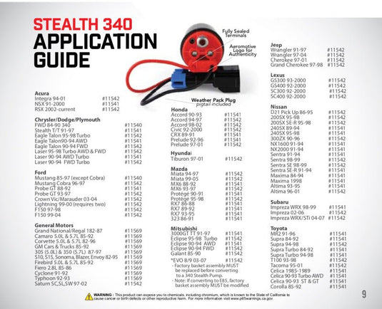 Aeromotive 340 Fuel Pump Offset Inlet