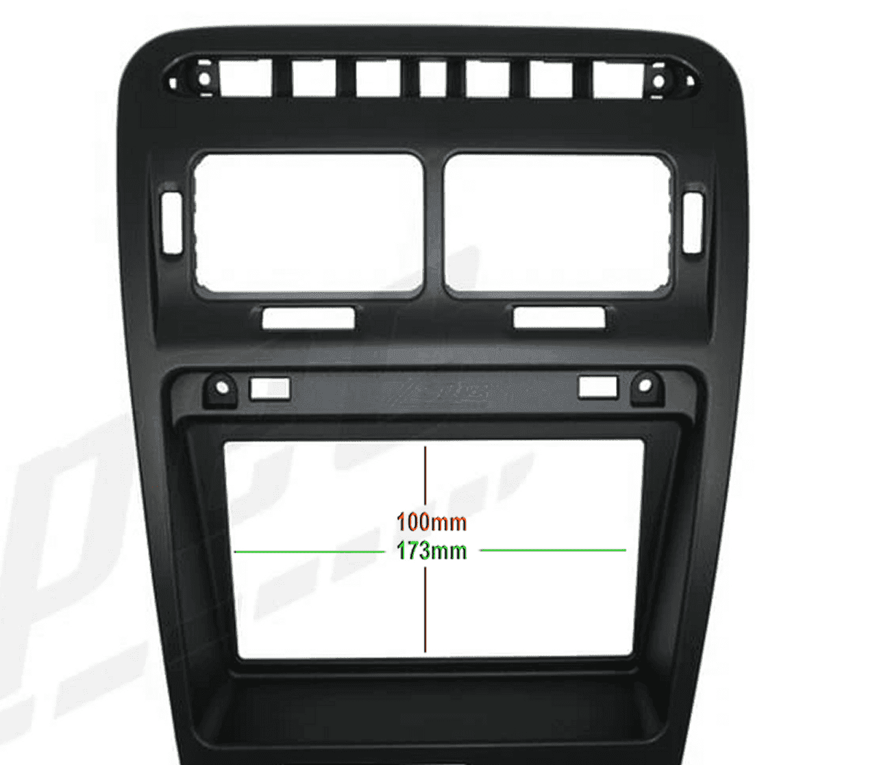 ZSPEC RHD Double-Din Radio Bezel w/Brackets for '90-99 Nissan Z32 300zx