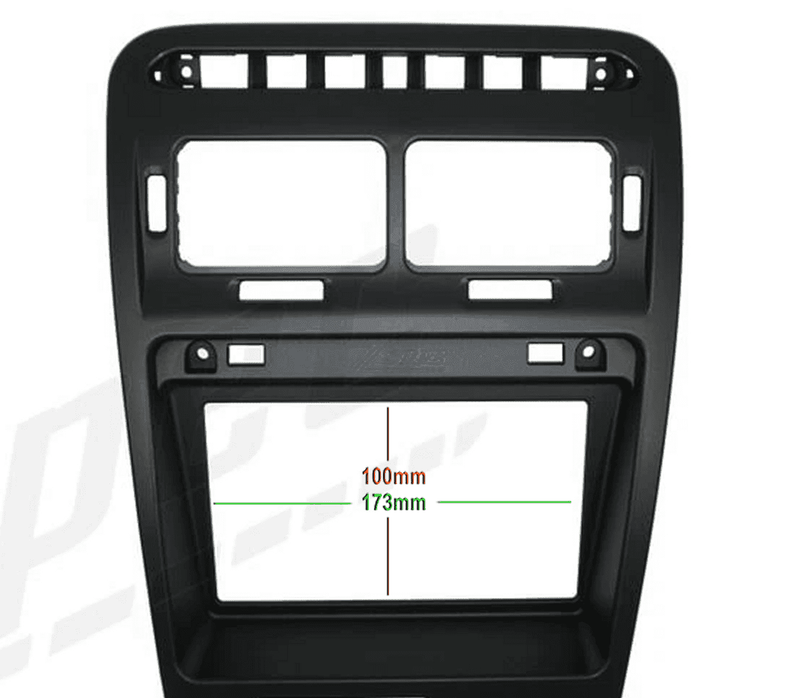 Cargue la imagen en el visor de la galería, ZSPEC RHD Double-Din Radio Bezel w/Brackets for '90-99 Nissan Z32 300zx
