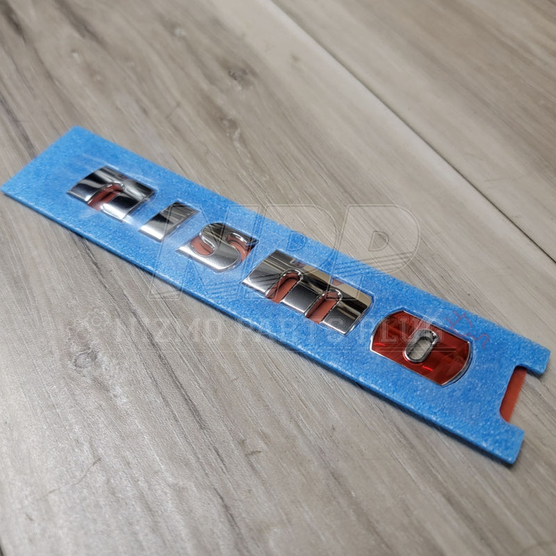 Load image into Gallery viewer, Nissan R35 GT-R Nismo Rear "NISMO" Emblem - NizmoPartsPlug
