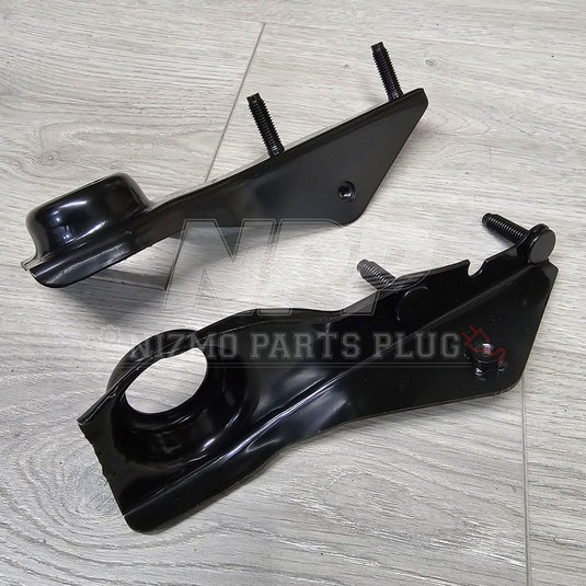 Nissan R34 Skyline GTR Intercooler Lower Mount Bracket Set - NizmoPartsPlug