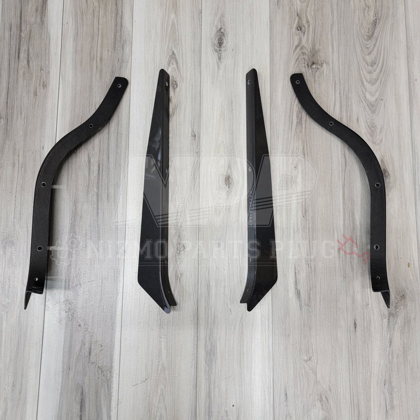 Nissan R34 GTR V-Spec Rear Diffuser Nismo Fin Complete Set Dry Carbon Fiber OEM