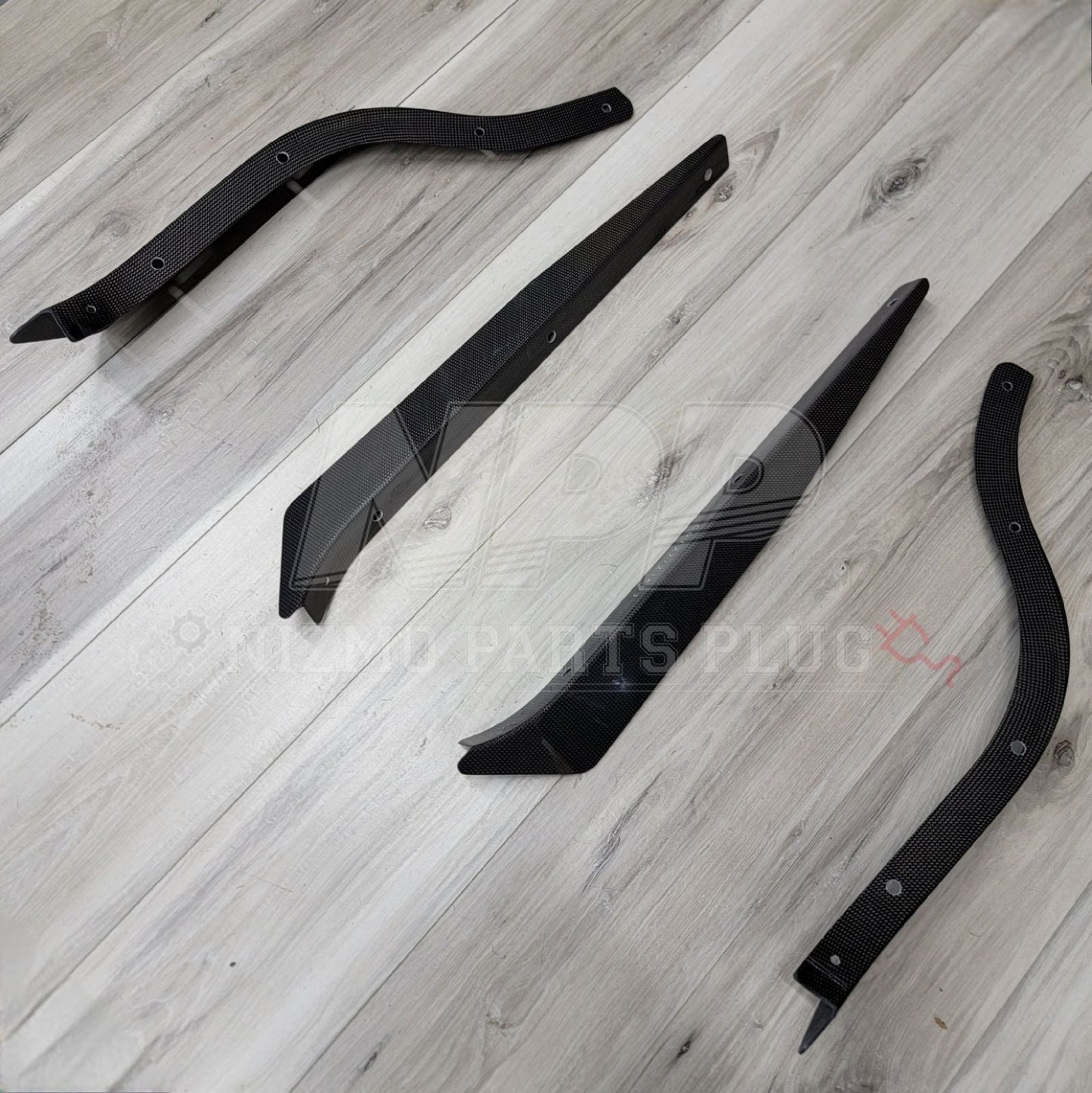 Nissan R34 GTR V-Spec Rear Diffuser Nismo Fin Complete Set Dry Carbon Fiber OEM