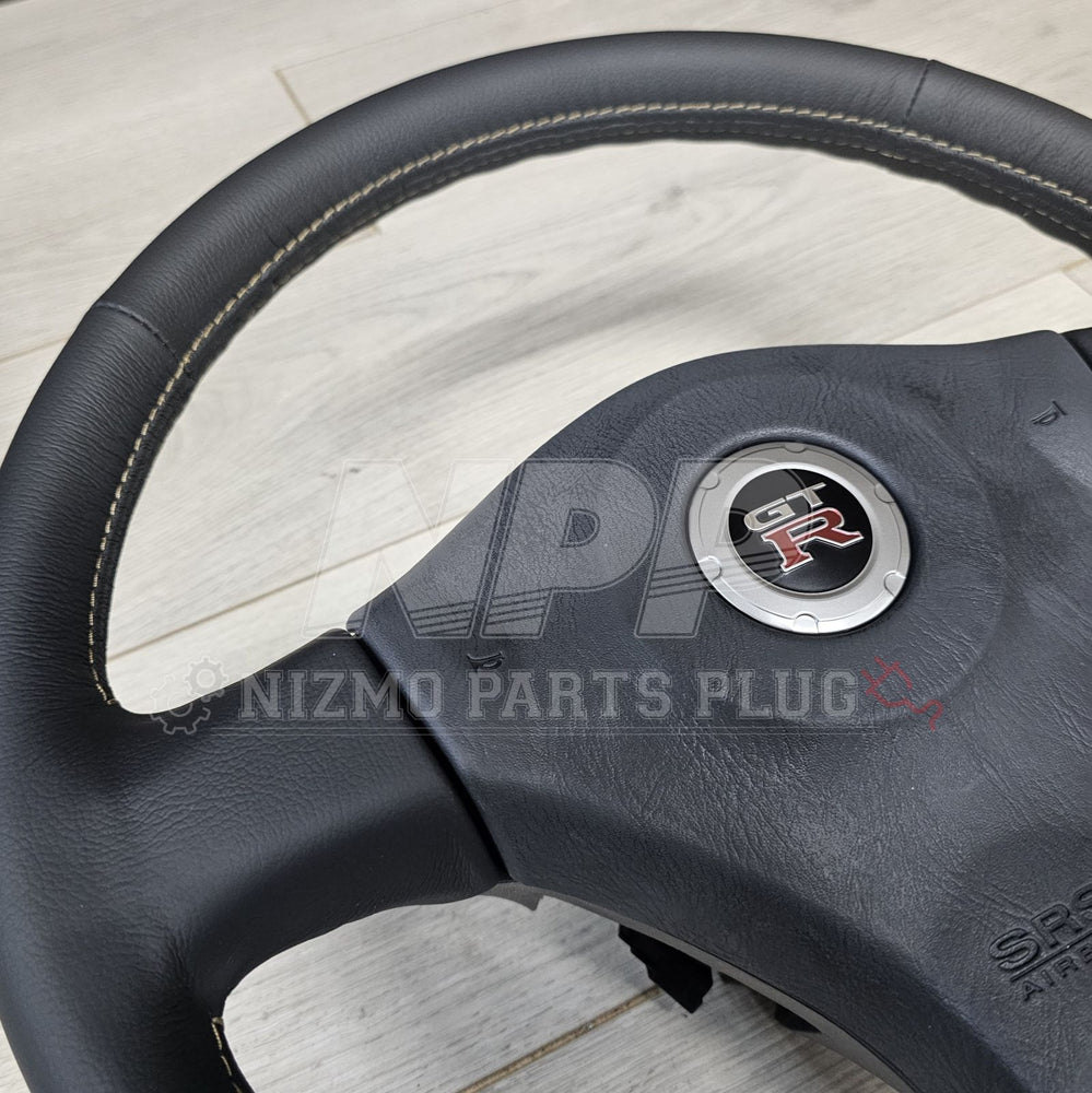 Nissan R34 Skyline GTR Nürburgring Leather Steering Wheel Combination Set