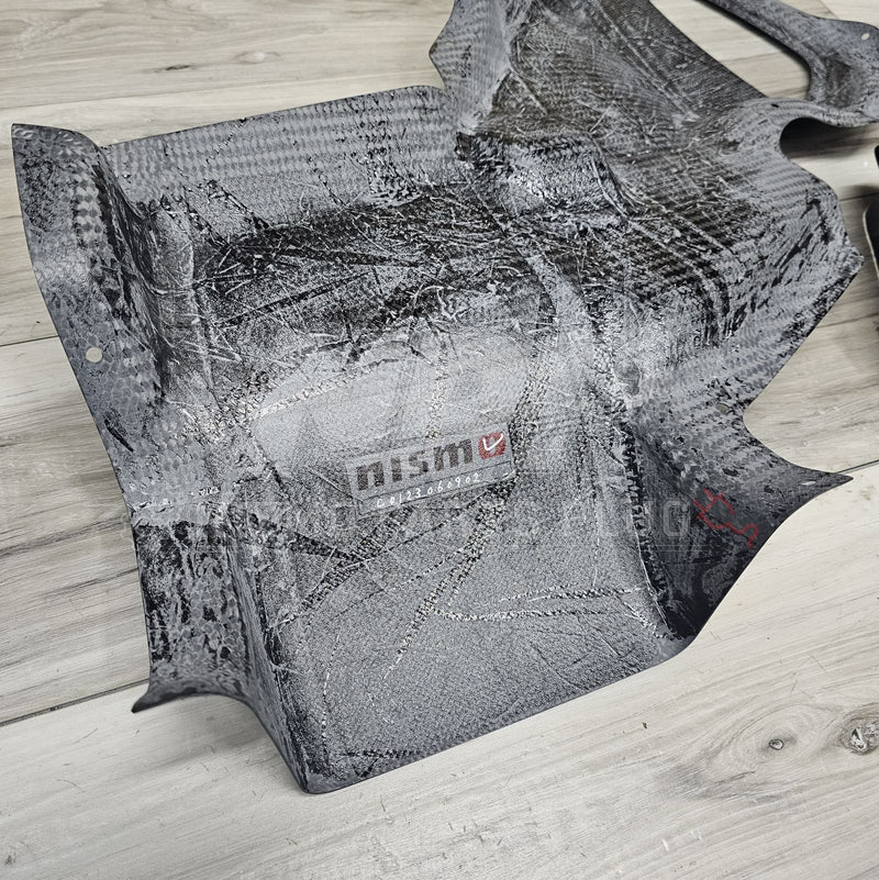 Load image into Gallery viewer, Nissan R34 GTR R-Tune Carbon Z-Tune Hood Conversion Air Duct
