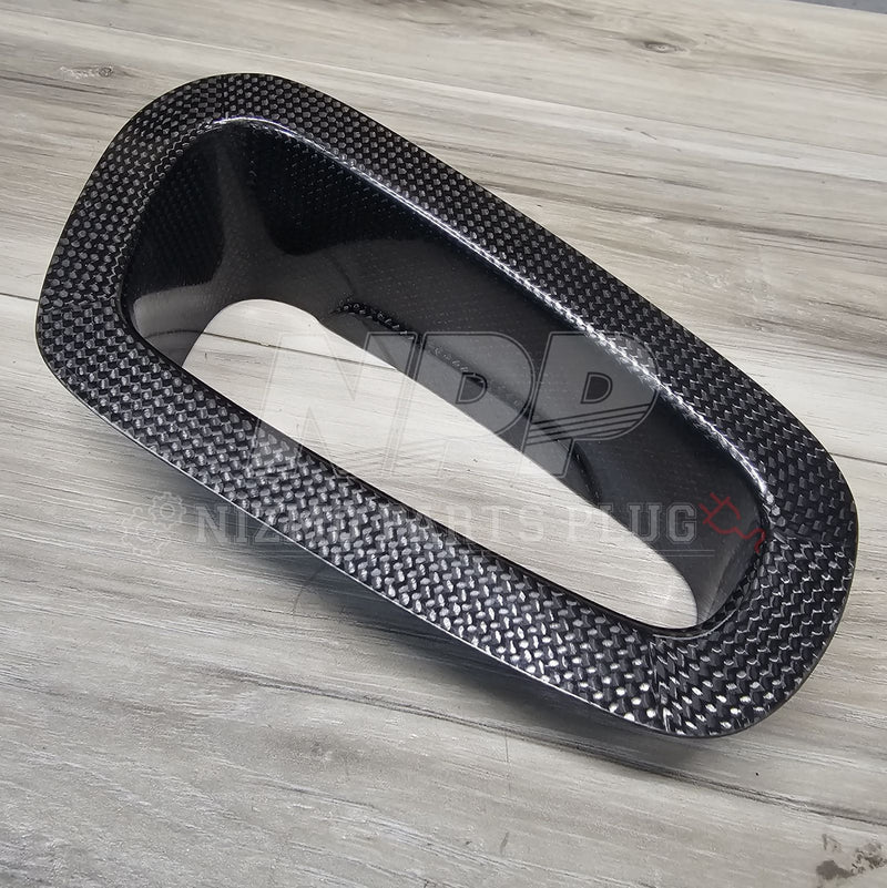 Load image into Gallery viewer, Nissan R34 GTR R-Tune Carbon Z-Tune Hood Conversion Air Duct

