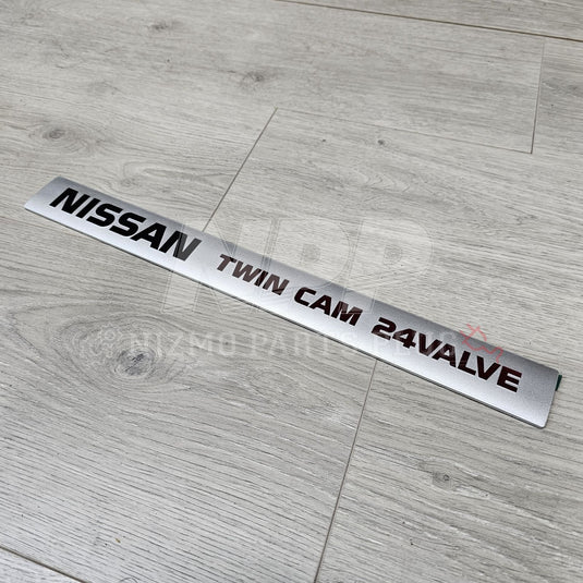 R32/33 Skyline GT-R Rocker Cover Center Ornament Badge - NizmoPartsPlug