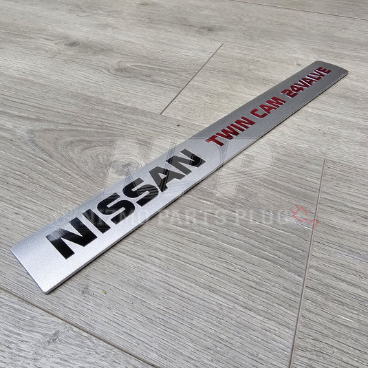 R32/33 Skyline GT-R Rocker Cover Center Ornament Badge - NizmoPartsPlug