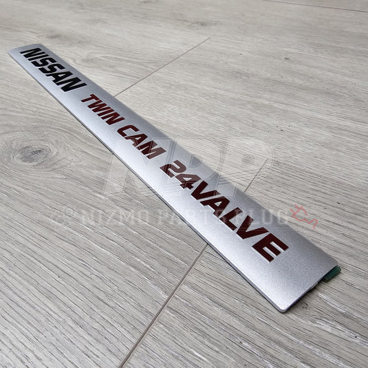 R32/33 Skyline GT-R Rocker Cover Center Ornament Badge - NizmoPartsPlug