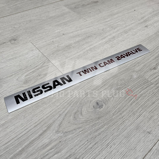 R32/33 Skyline GT-R Rocker Cover Center Ornament Badge - NizmoPartsPlug