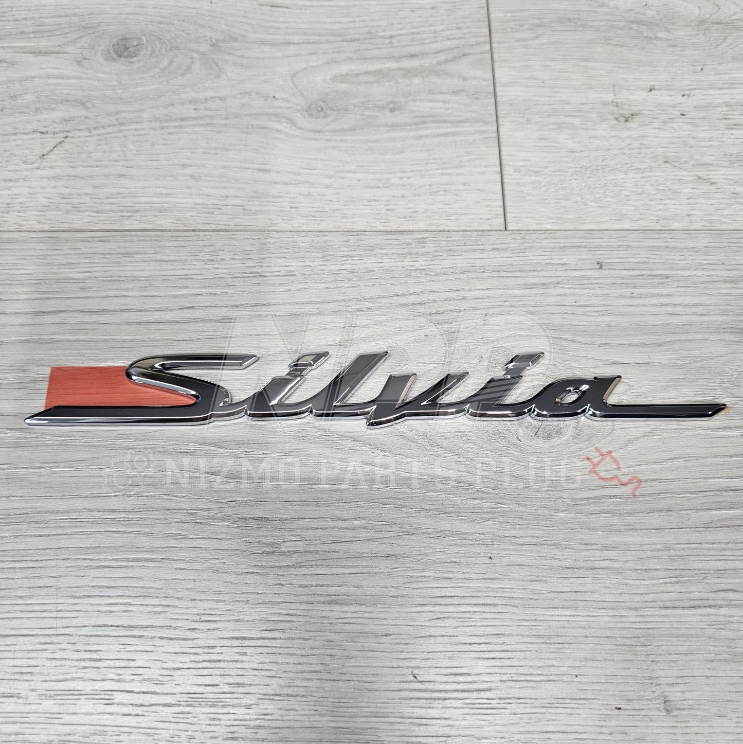 Nissan S15 Silvia Trunk Rear Emblem (Chrome)