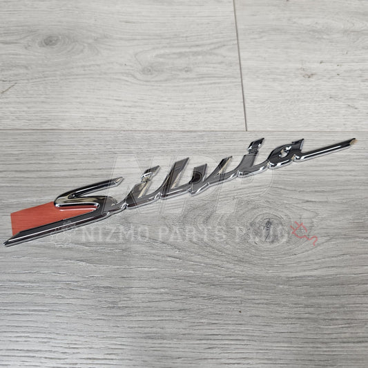 Nissan S15 Silvia Trunk Rear Emblem (Chrome)