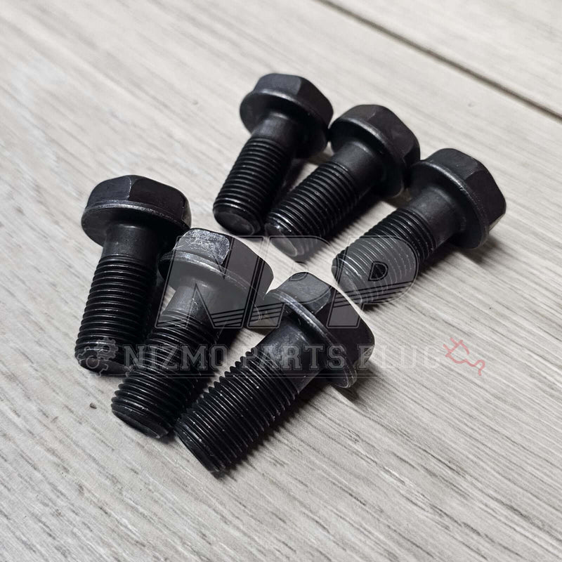 Load image into Gallery viewer, Nissan R32 R33 Skyline GTR Manual Transmission Flywheel Bolt Set (5-Speed) - NizmoPartsPlug
