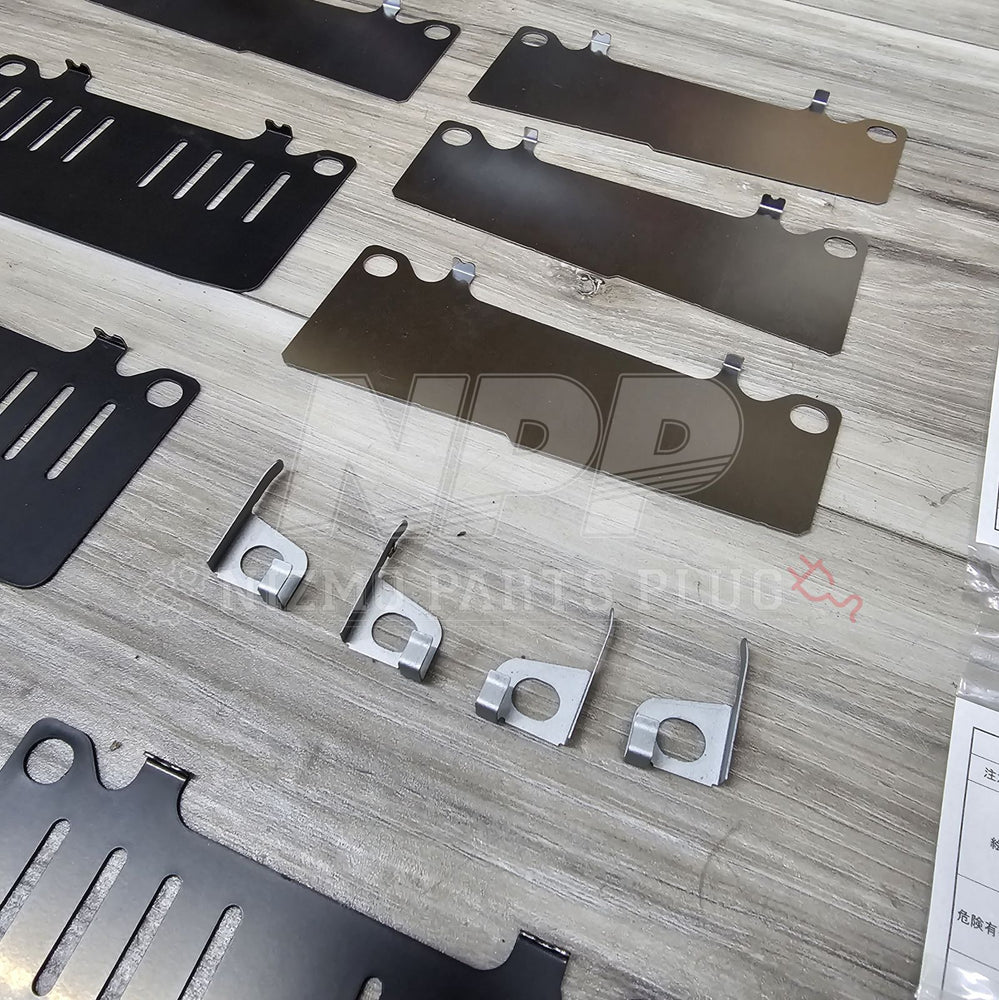 Nissan OEM Front Brake Disk Pad Hardware Kit (R33 GTS/R34 GTT)