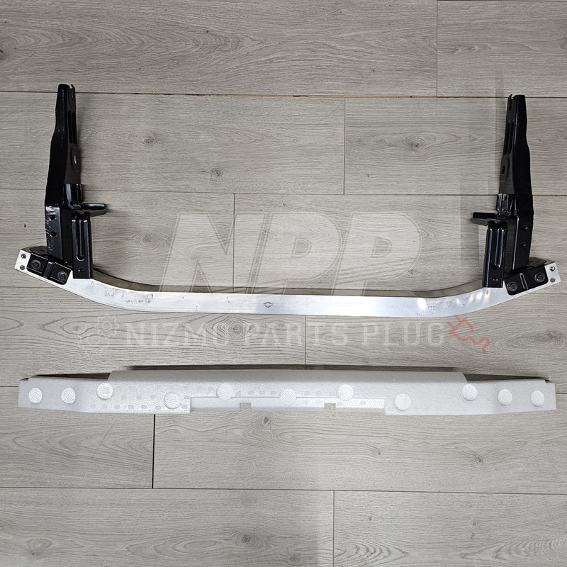 Cargue la imagen en el visor de la galería, R34 Skyline GTR Front Bumper Reinforcement+Absorber Set - NizmoPartsPlug

