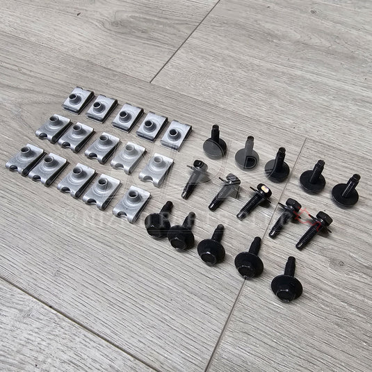 Nissan R34 Skyline GTR Front Air Spoiler Mounting Hardware Set - NizmoPartsPlug
